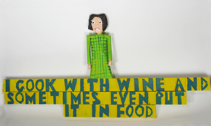 I Cook with Wine... Sign